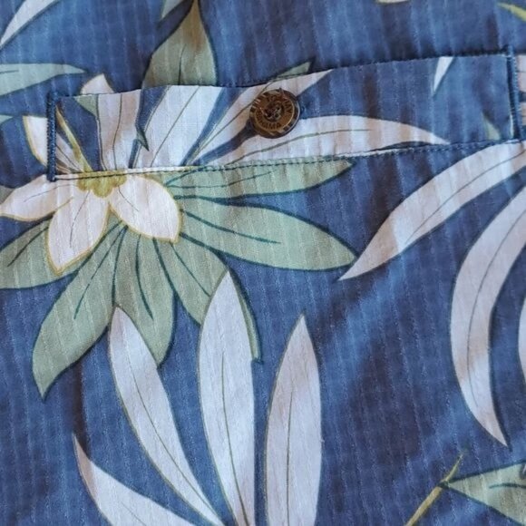 Tommy Bahama 100% Nylon Cinched Closure Pocketed‎ Sz. M Board Shorts Swim Trunks - Picture 7 of 13